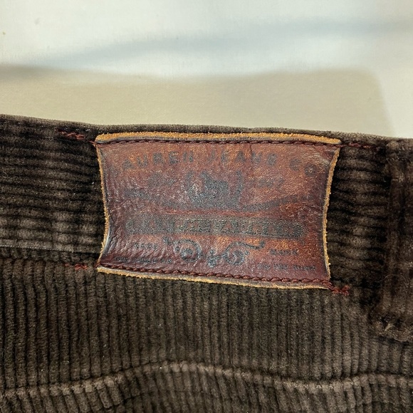 Lauren Jeans Company Classic Bootcut Pants Corduroy Mid Rise Women's Size 12 - Picture 7 of 9